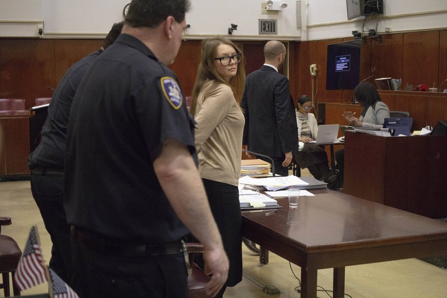 March 27, 2019, New York, New York, USA: Known to her Manhattan friends as Anna Delvey, a phony socialite who wore expensive clothes and whose credit cards often were declined. On trial for fraud in N ...