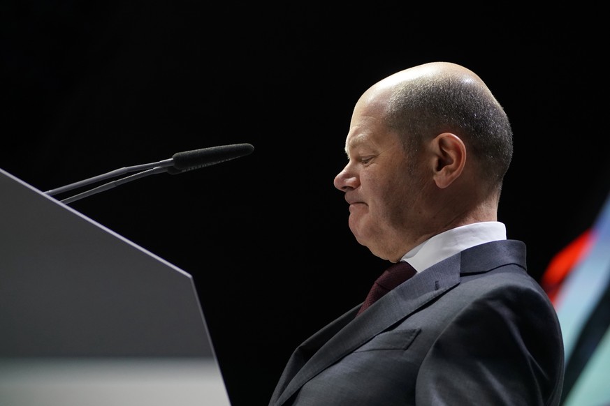 Berlin GER, Berlin,20191128, Olaf Scholz, Vizekanzler und Finanzminister, deutscher Politiker bei einer BMW Veranstaltung in Berlin *** Berlin GER, Berlin,20191128, Olaf Scholz, Vice Chancellor and Mi ...