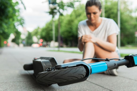 E-Scooter sind schnell, aber nicht sehr sicher.