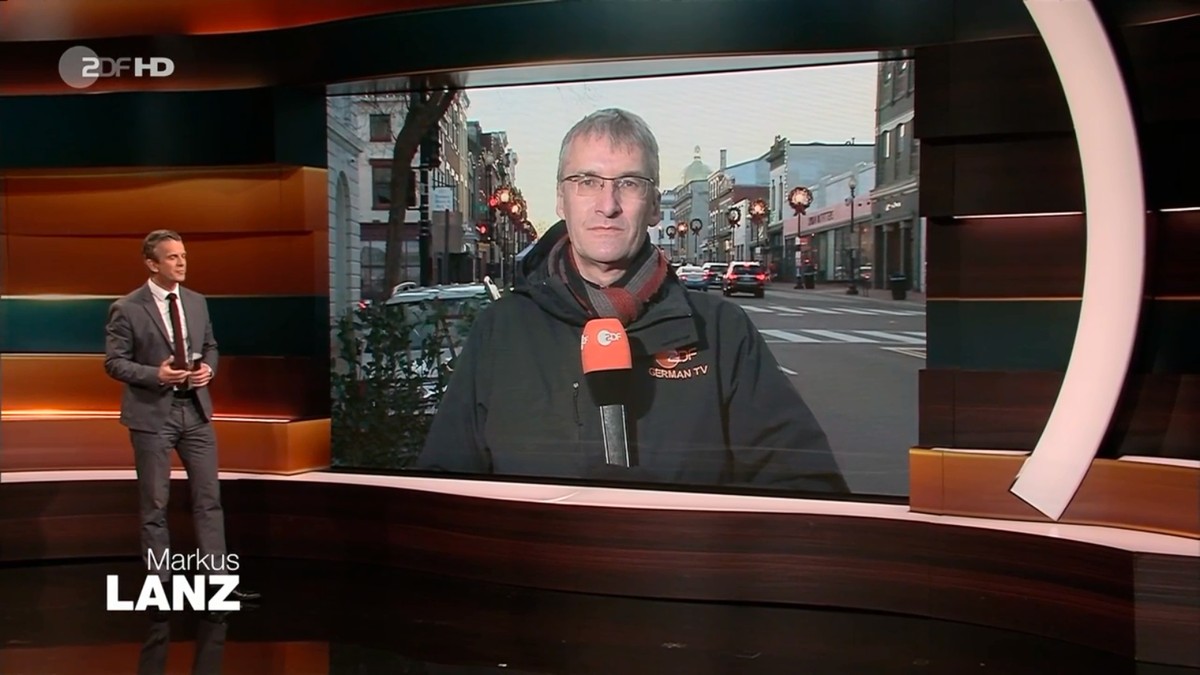 Elmar Theveßen ist an diesem Abend zugeschaltet.