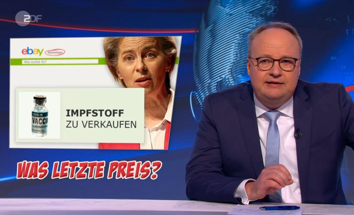 Oliver Welke in der "heute-show": "Ein Skandal folgt auf den nächsten, aber Uschis gute Laune bleibt."