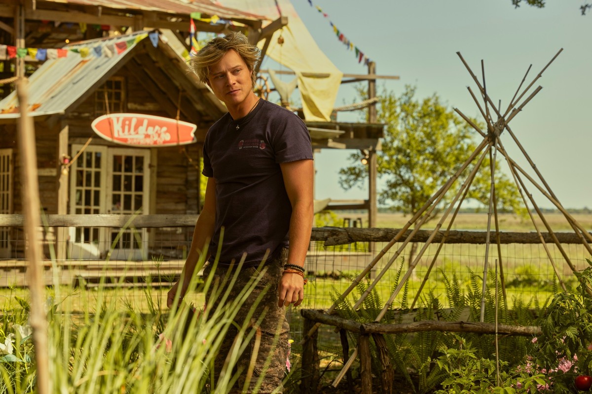 Outer Banks. Rudy Pankow as JJ in episode 406 of Outer Banks. Cr. Jackson Lee Davis/Netflix © 2024