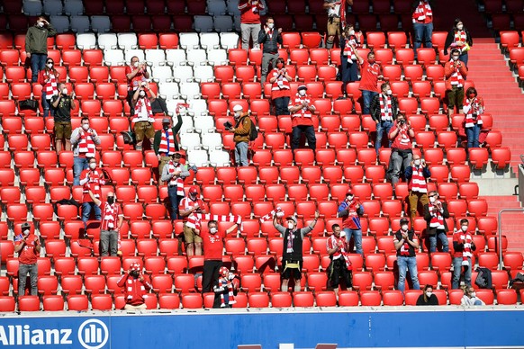 Am letzten Spielag der Bundesliga waren bereits 500 Fans in der Münchner Arena zugelassen.