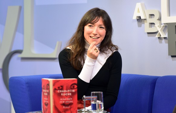 FRANKFURT AM MAIN, GERMANY - OCTOBER 15: Charlotte Roche pictured at the the 2015 Frankfurt Book Fair (Frankfurter Buchmesse) on October 15, 2015 in Frankfurt am Main, Germany. The 2015 fair, which is ...
