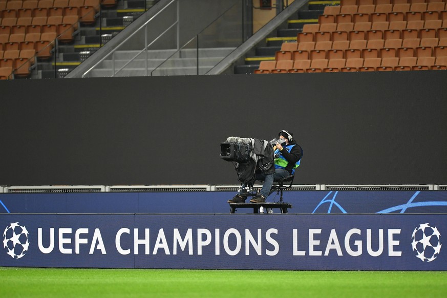 Db Milano 21/10/2020 - Champions League / Inter-Borussia Monchengladbach / foto Daniele Buffa/Image nella foto: tabellone telecamera PUBLICATIONxNOTxINxITA