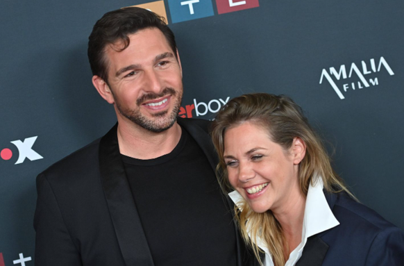 Benjamin Piwko und Felicitas Woll bei der Premiere von "Herzogpark".