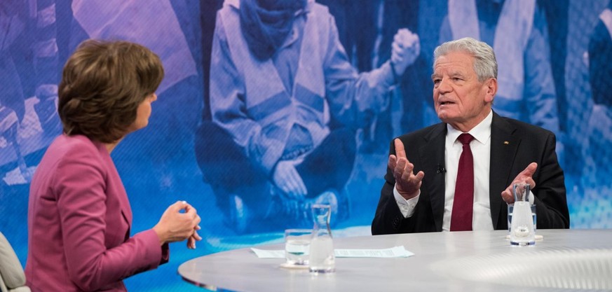 Joachim Gauck kritisierte die Letzte Generation bei "Maybrit Illner".