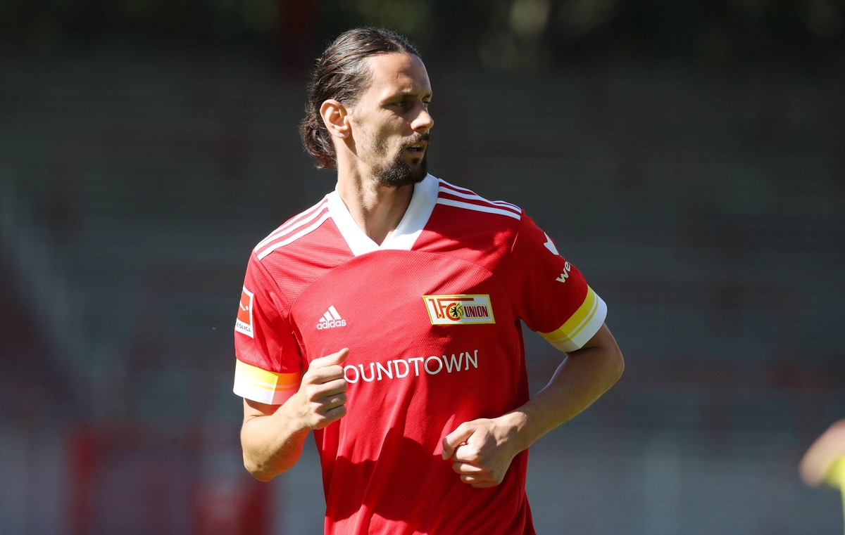 Neven Subotic / Aktion / Oberkoerper Oberk�rper / Geisterspiel Corona Testspiel / / Fu�ball Fussball / DFL Bundesliga Herren / Saison 2020/2021 / 12.08.2020 / 1.FC Union Berlin FCU vs. FWK W�rzburger  ...