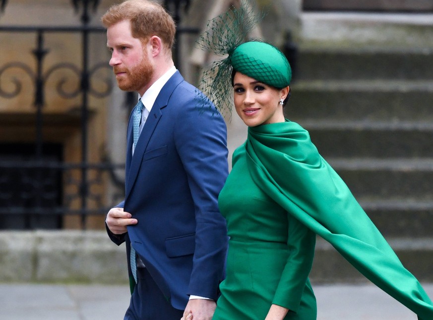 Commonwealth Day 2020 The Duke and Duchess of Sussex arriving at the Commonwealth Day Service, Westminster Abbey, London. Picture credit should read: Doug Peters/EMPICS PUBLICATIONxINxGERxSUIxAUTxONLY ...