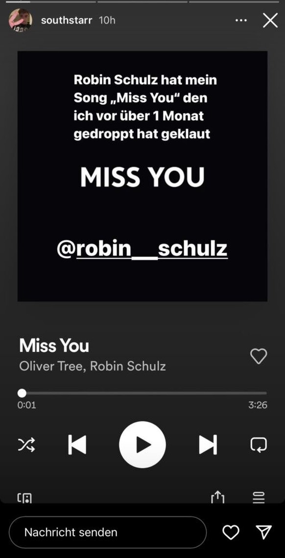 Newcomer Southstar teilt den neu veröffentlichten Song von Robin Schulz.