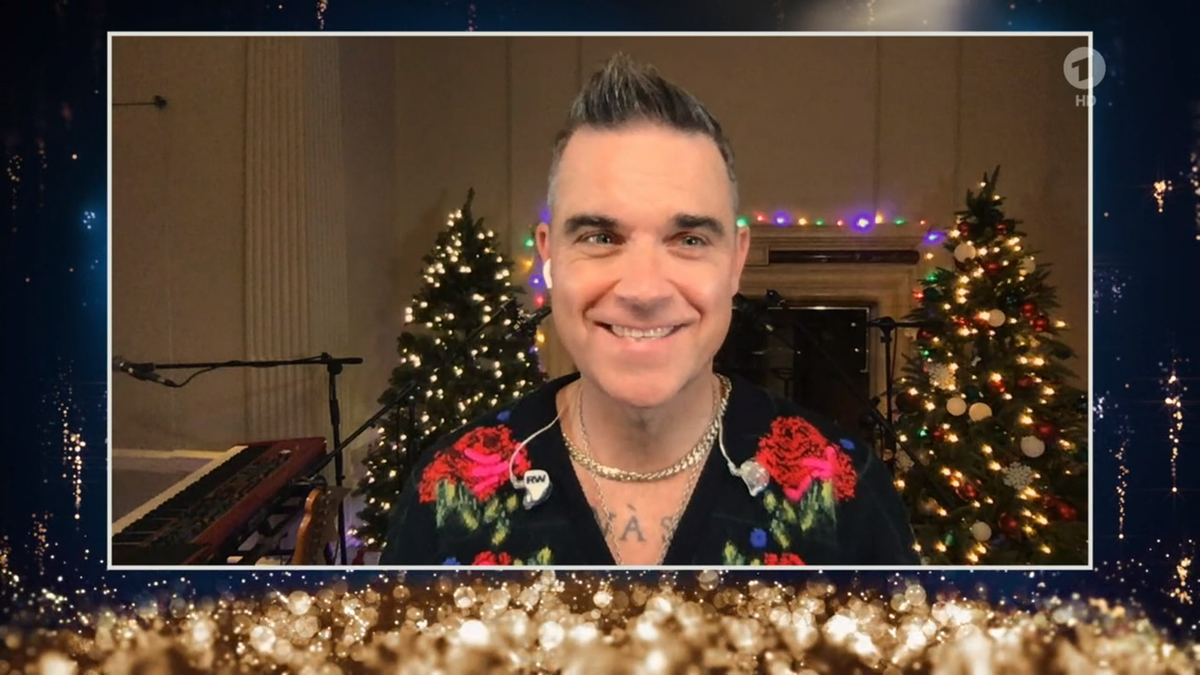 Gottschalk will mit Robbie Williams Pullover tauschen.
