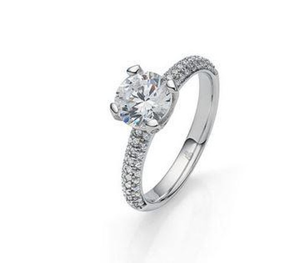 Verlobungsring 925er Silber Ring Solitär Brillant Diamanten Zirkonia Laura Mülle Verlobungsring 925er Silber Ring Solitär Brillant Diamanten Zirkonia Laura Mülle