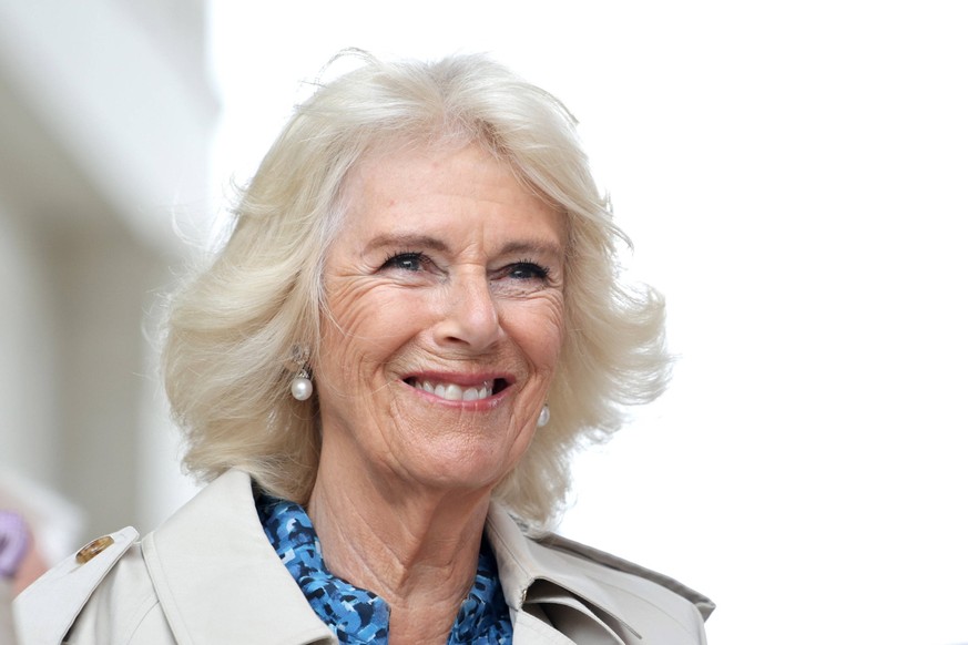 . 27/06/2023. Poundbury, United Kingdom. King Charles III and Queen Camilla during a visit to Poundbury in Dorset, United Kingdom. PUBLICATIONxINxGERxSUIxAUTxHUNxONLY xPoolx/xi-Imagesx IIM-24513-0013