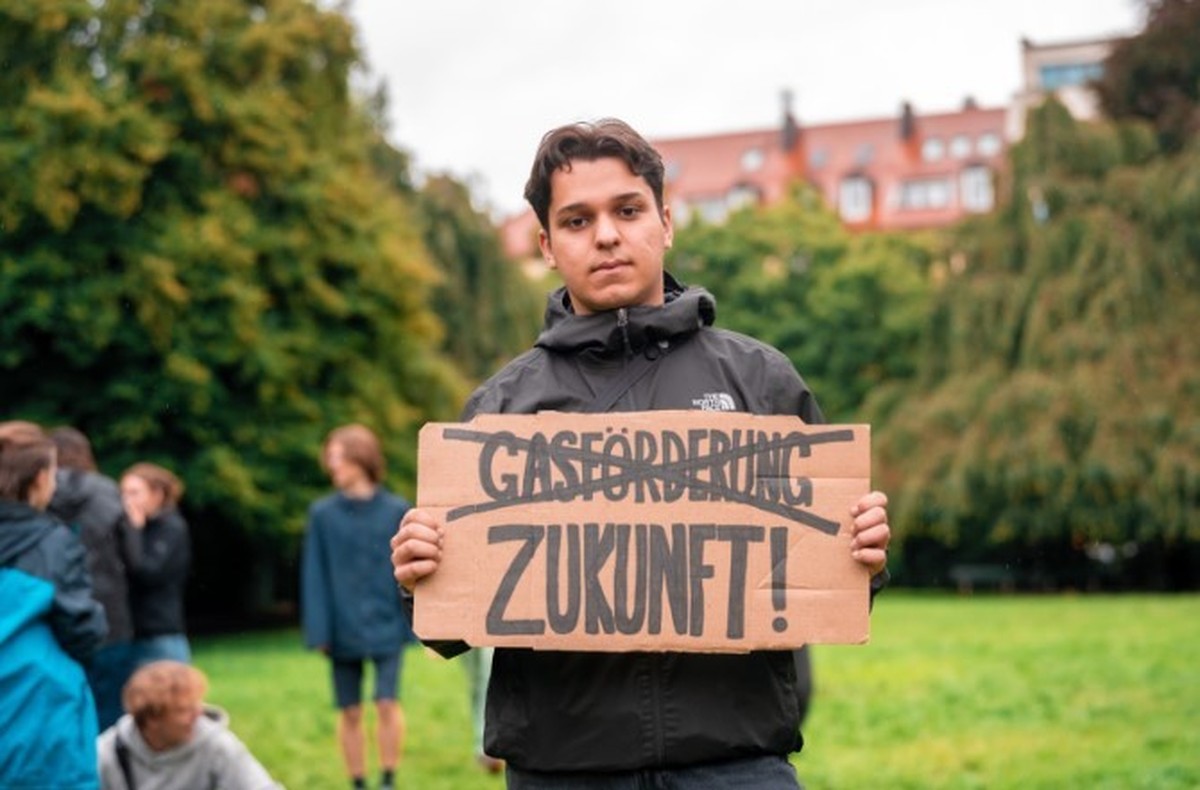 Yasin Hinz ist Klimaaktivist bei Fridays for Future..