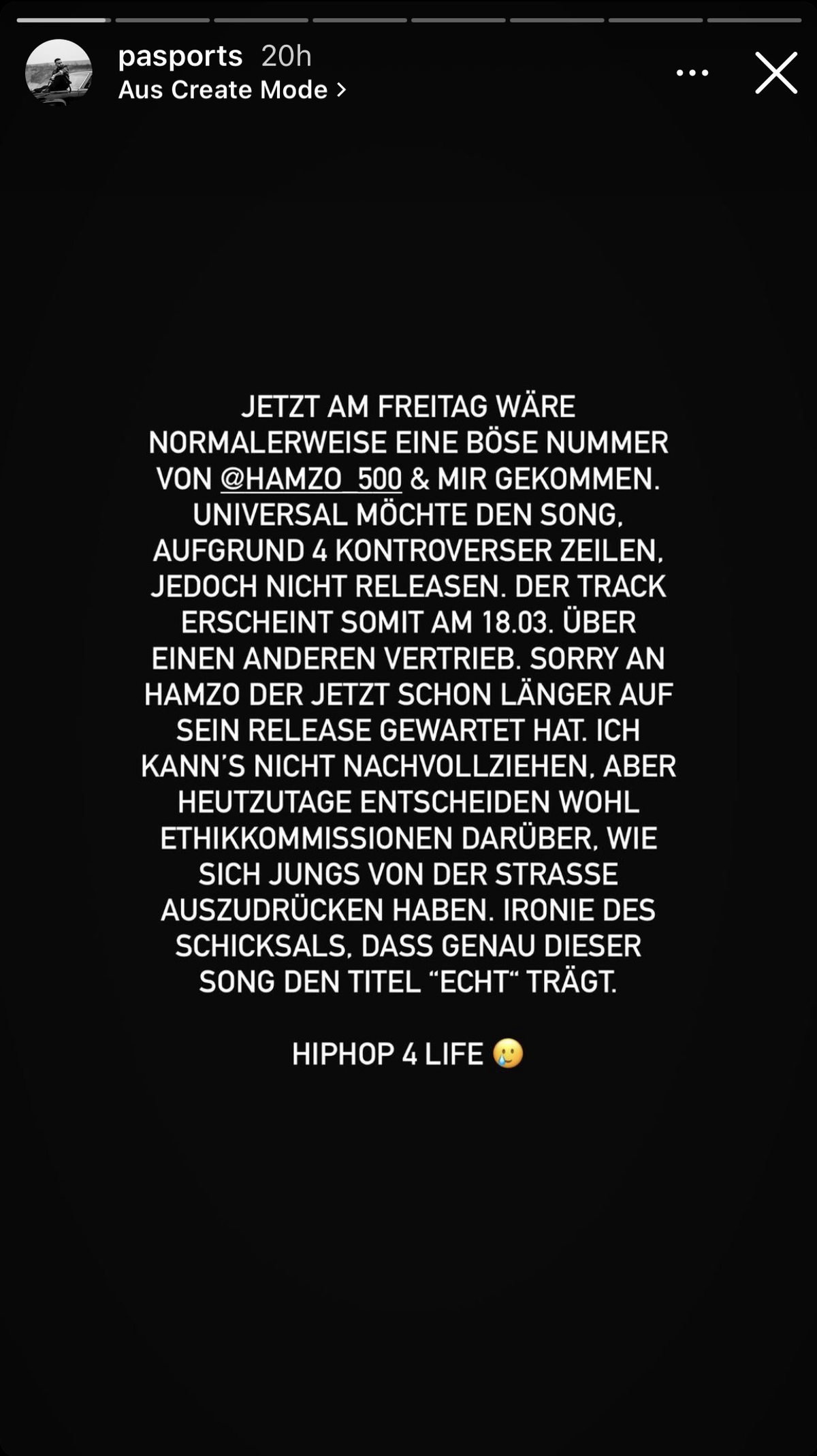 PA Sports erklärte, warum Fans noch eine Woche länger auf den Release von "Echt" warten müssen.
