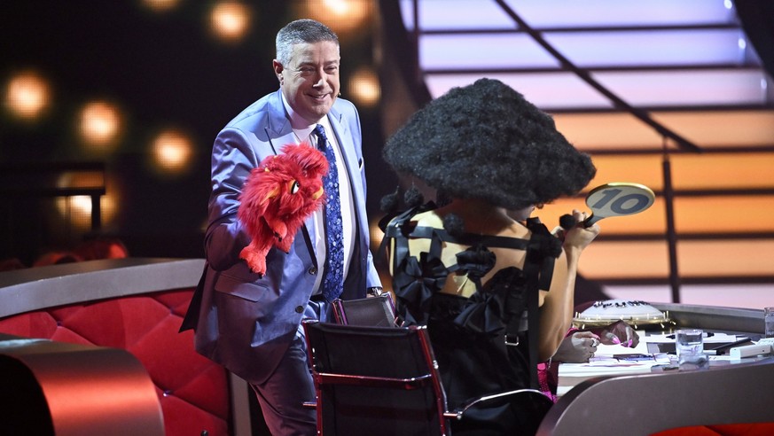 COLOGNE, GERMANY - MARCH 31: Juror Joachim Llambi reacts during the 6th Show of &quot;Let&#039;s Dance&quot; at MMC Studios on March 31, 2023 in Cologne, Germany. (Photo by Sascha Schuermann/Getty Ima ...