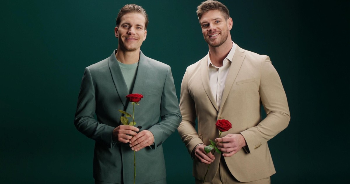Felix Stein (l.) und Martin Braun sind die neuen Bachelors 2025

+++ Die Verwendung des sendungsbezogenen Materials ist nur mit dem Hinweis und Verlinkung auf RTL+ gestattet. +++
