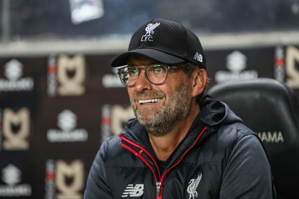 Jurgen Klopp Manager of Liverpool during the Carabao Cup match between MK Dons and Liverpool at stadium:mk, Milton Keynes, England on 25 September 2019. PUBLICATIONxNOTxINxUK Copyright: xDavidxHornx P ...
