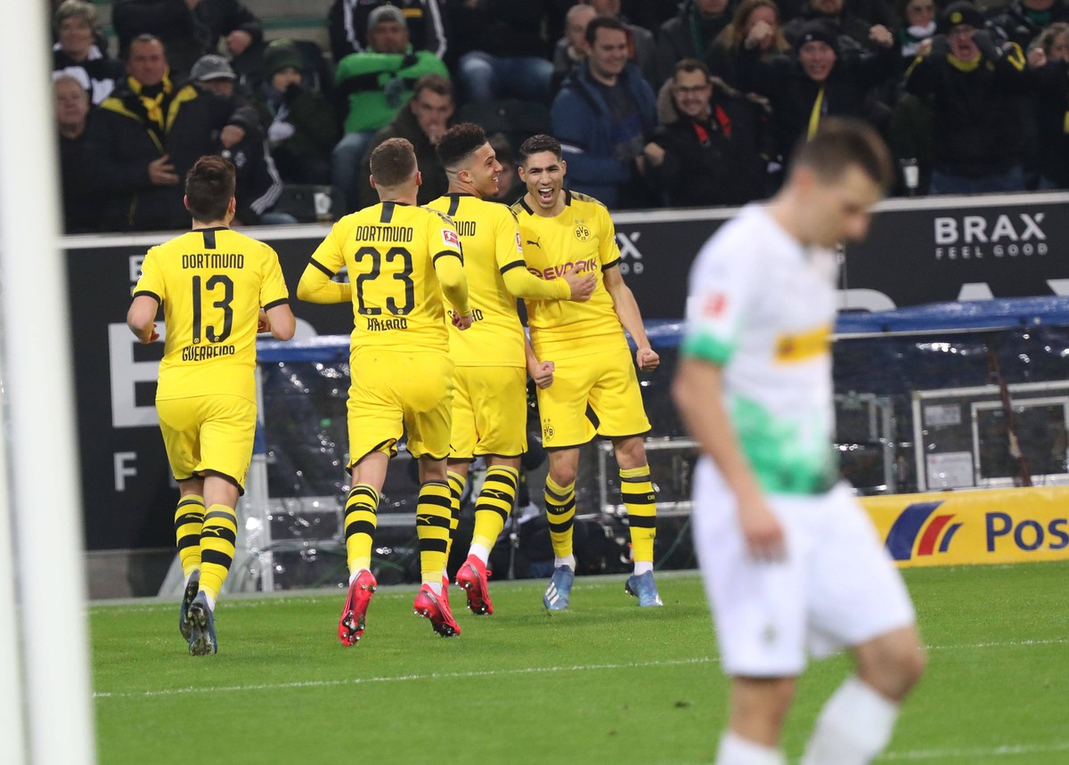 Der BVB um Siegtorschütze Achraf Hakimi bleibt der Angstgegner der Gladbacher.