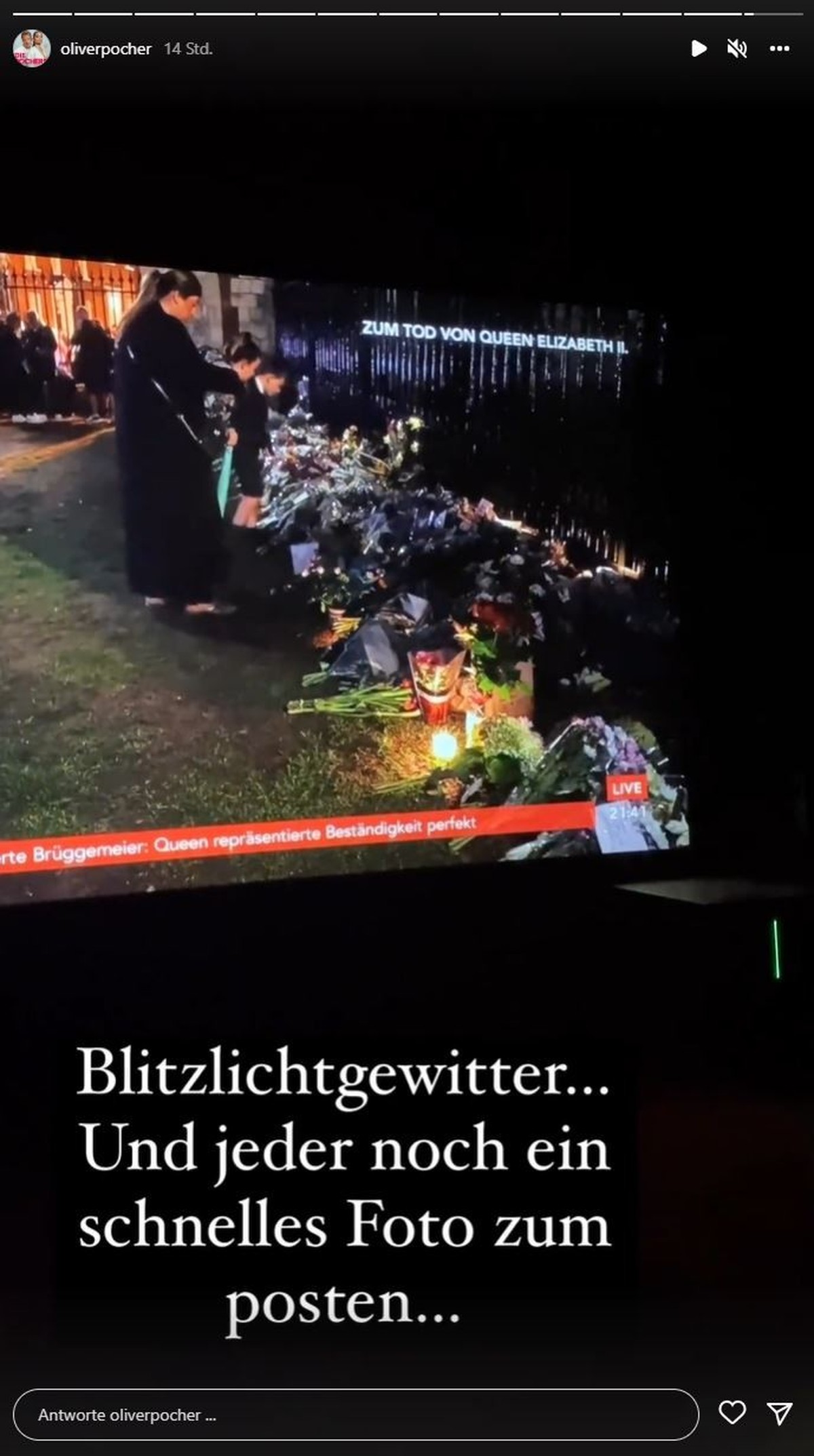 Diesen Ausschnitt aus dem TV griff Pocher auf.
