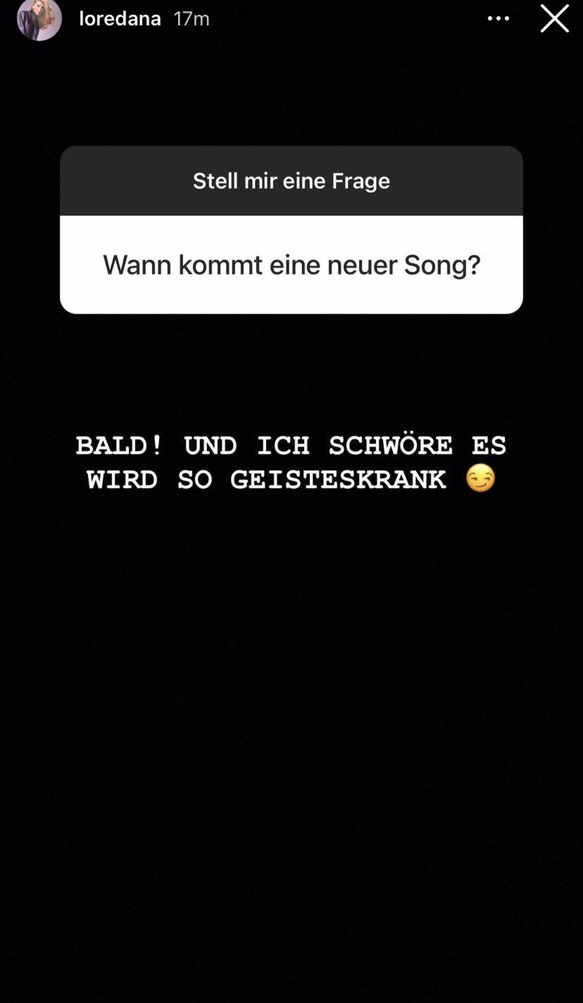 Schon bald wird es neue Musik von ihr geben.