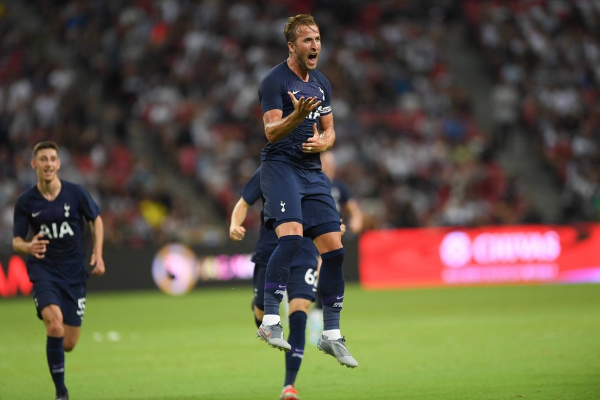 Harry Kane (Tottenham Hotspur) the goal after his long shoot, July 21, 2019 - Soccer : 2019 INTERNATIONAL CHAMPIONS CUP match between Juventus vs Tottenham Hotspur at the National Stadium Singapore. P ...