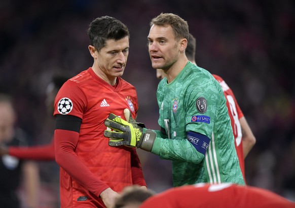 Brachten konstant gute Leistungen: Robert Lewandowski und Manuel Neuer.