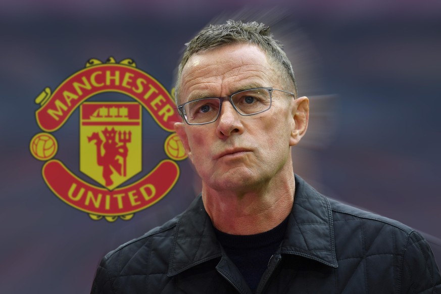 FOTOMONTAGE: Ralf Rangnick ist Trainer-Kandidat bei ManUnited.