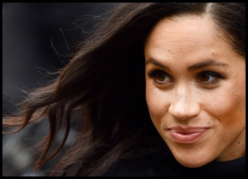 . 01/02/2019. Bristol, United Kingdom. Duke and Duchess of Sussex visit Bristol. Prince Harry, The Duke of Sussex, accompanied by his wife Meghan, The Duchess of Sussex, visit Bristol Old Vic in the c ...