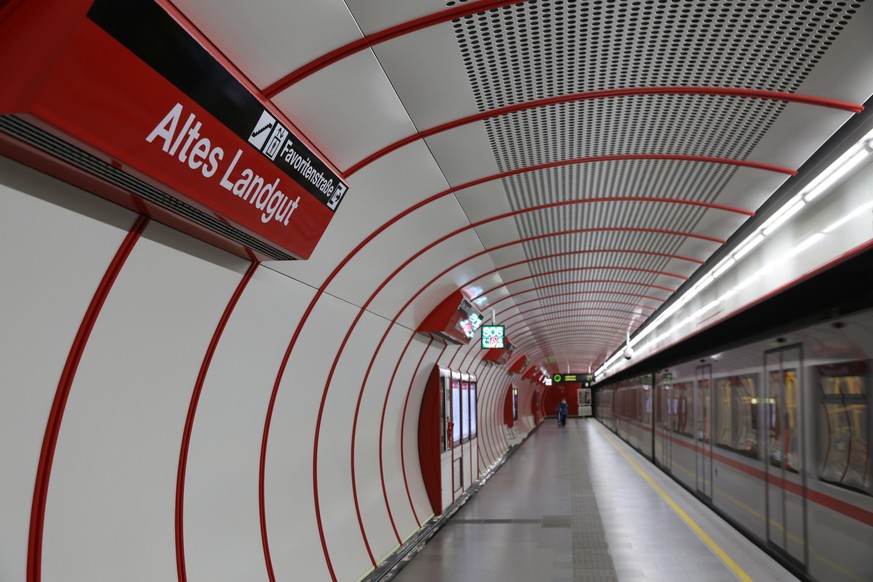 U1, U Bahn Station Altes Landgut Wien, Oberlaa, 19. 12. 2017 U Bahn Station Altes Landgut Copyright Karl Schöndorfer TOPPRESS |