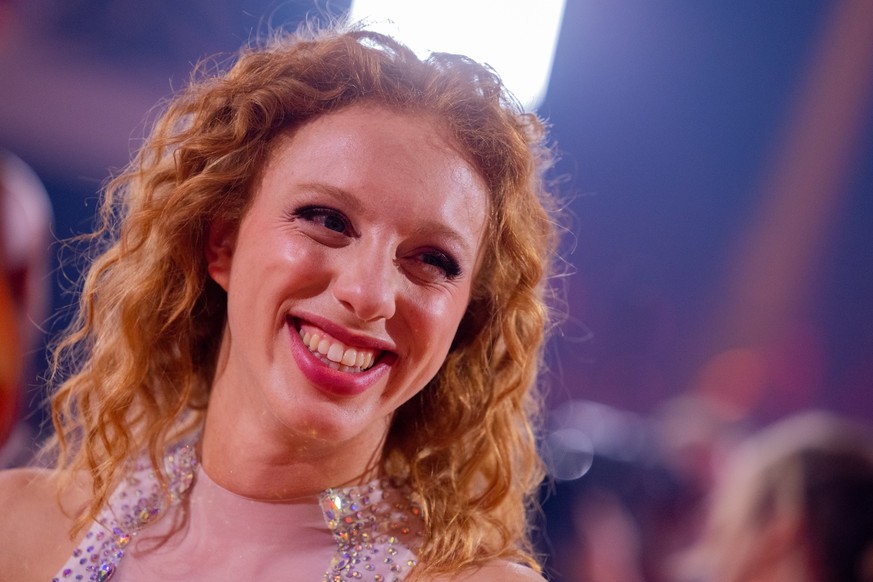 13.05.2023, Nordrhein-Westfalen, K�ln: Anna Ermakova, Model, steht in der RTL-Tanzshow &quot;Let&#039;s Dance&quot; im Coloneum auf dem Parkett. Foto: Rolf Vennenbernd/dpa +++ dpa-Bildfunk +++