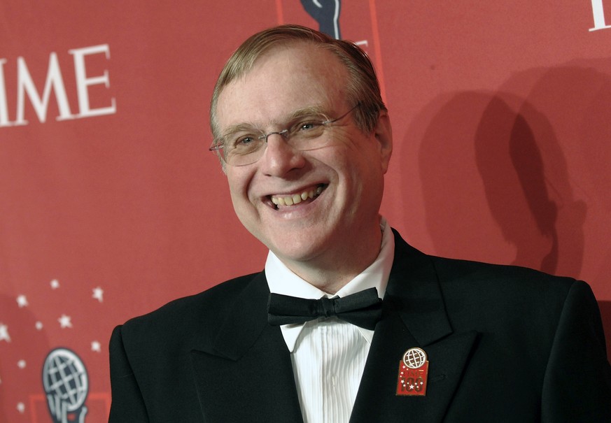 FILE - In this May 8, 2008 file photo, Vulcan Inc. Founder and Chairman Paul Allen attends Time's 100 Most Influential People in the World Gala in New York. Allen, billionaire owner of the Trail Blaze ...