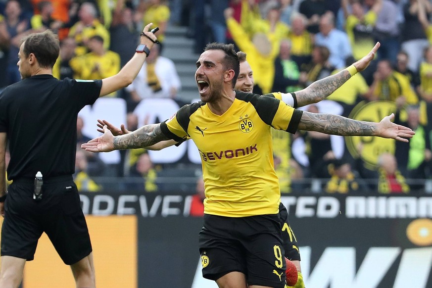 Paco Alcacer jubelt – ziemlich häufig.