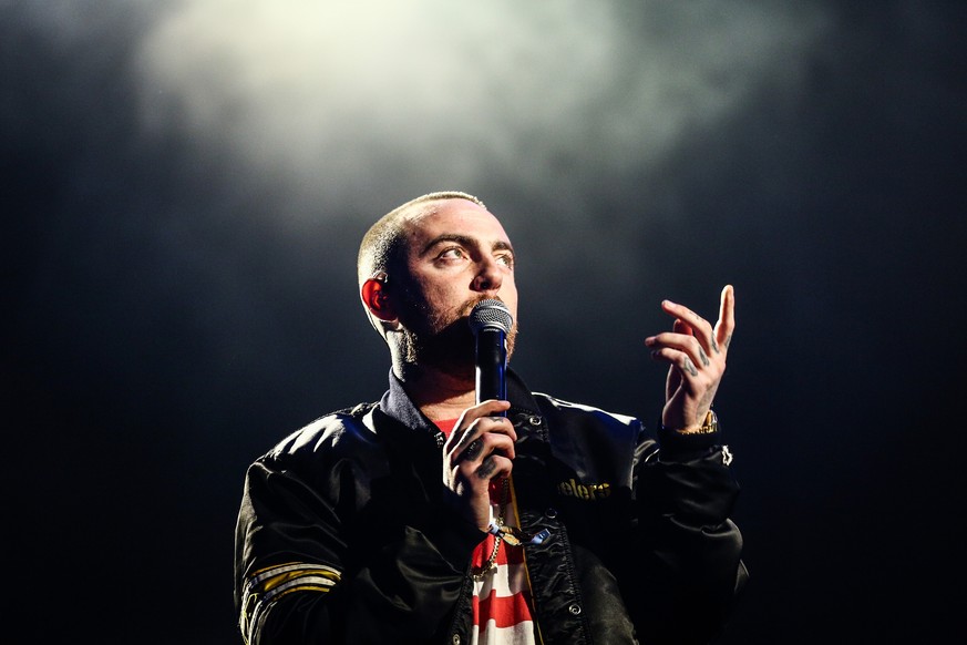 Mac Miller bei einem Auftritt 2017.