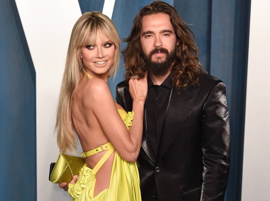 Vanity Fair Oscar Party Heidi Klum and Tom Kaulitz attending the Vanity Fair Oscar Party 2022, Wallis Annenberg Center for the Performing Arts, Los Angeles. Credit: Doug Peters/EMPICS PUBLICATIONxNOTx ...