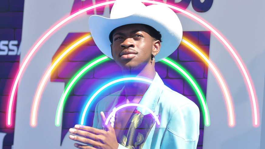 Lil Nas X (rechts) hat sich am Sonntag offenbar geoutet.