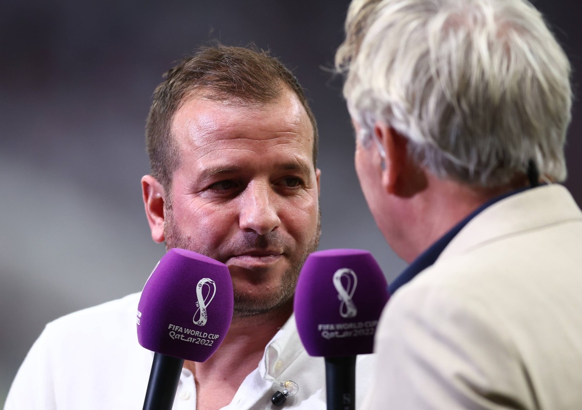 Al Khor, Qatar, 20th November 2022. Former player Rafael van der Vaart during the FIFA World Cup, WM, Weltmeisterschaft, Fussball 2022 match at Al Bayt Stadium, Al Khor. Picture credit should read: Da ...