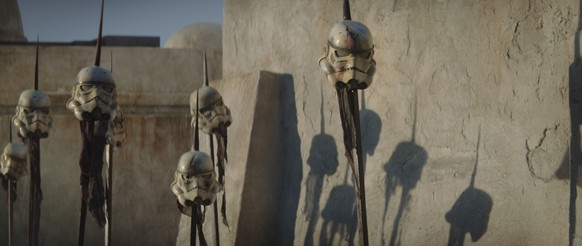 Scene from Disney+ series THE MANDALORIAN.