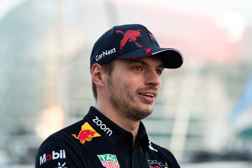 Formula 1 2022: Abu Dhabi GP YAS MARINA CIRCUIT, UNITED ARAB EMIRATES - NOVEMBER 17: Max Verstappen, Red Bull Racing during the Abu Dhabi GP at Yas Marina Circuit on Thursday November 17, 2022 in Abu  ...