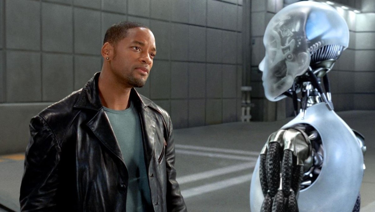 Will Smith spielt in "I, Robot" gemeinsam mit Alan Tudyk.