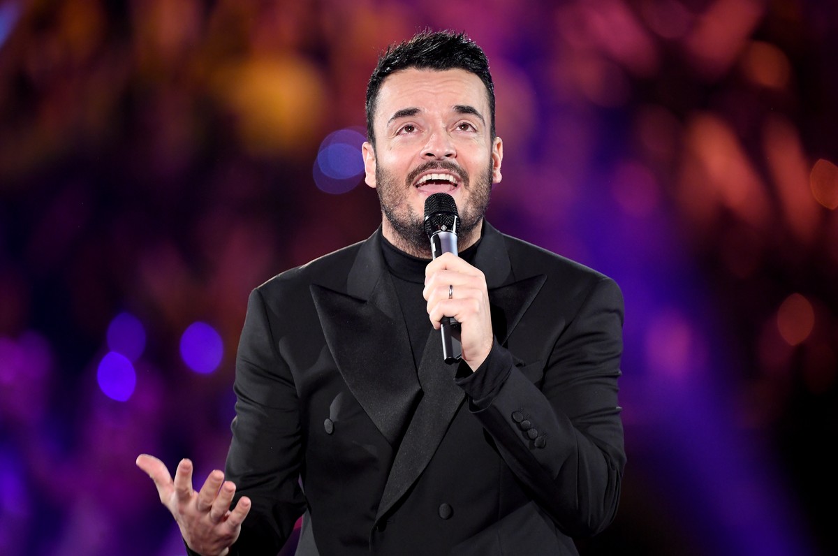 ARCHIV - 11.01.2020, Berlin: Giovanni Zarrella steht bei der Show "Schlagerchampions � Das gro�e Fest der Besten" auf der B�hne. (zu dpa "Giovanni Zarrella nach 19 Jahren wieder Nummer ...