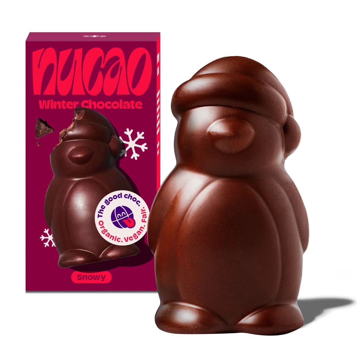 Der Schoko-Pinguin von Nucao kostet zwar 3,99 Euro, ist dafür aber ein echter Umweltsheld.