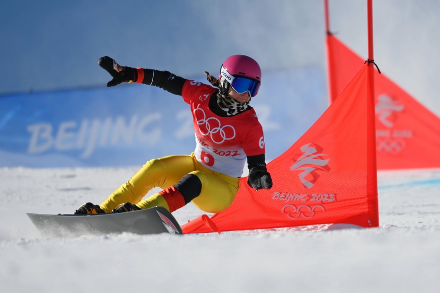 Ramona Hofmeister schied bei Olympia im Parallel-Riesenslalom in Peking im Viertelfinale aus.