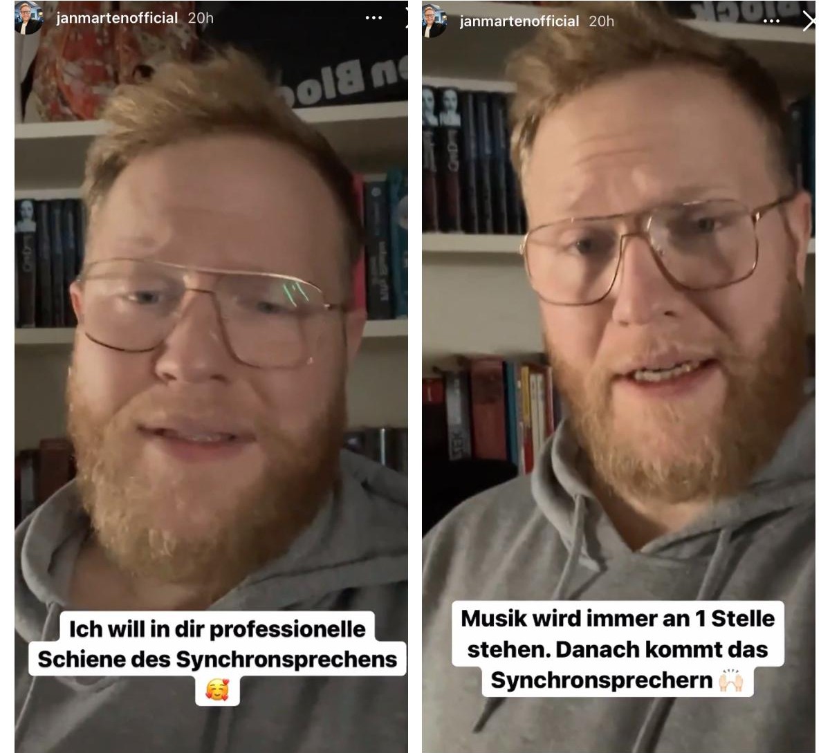 Der "DSDS"-Sieger erklärte, was es mit seiner Synchrontätigkeit auf sich hat.