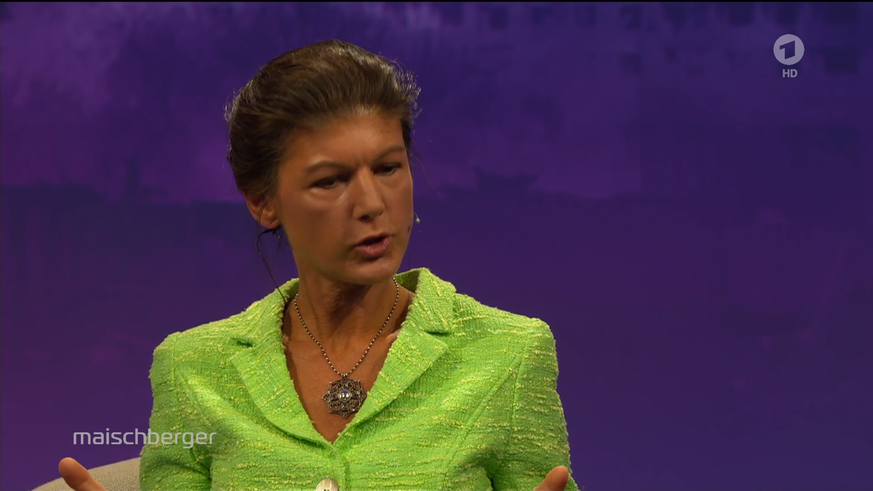 Sahra Wagenknecht (Linke) machte Sandra Maischberger fassungslos.