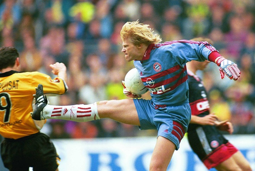 Torwart Oliver Kahn Bayern verliert die Beherrschung und gef