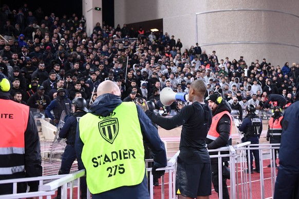 AS Monaco v Paris Saint Germain - Ligue 1 Uber Eats 03 Presnel KIMPEMBE psg during the Ligue 1 Uber Eats match between Monaco and Paris Saint Germain at Stade Louis II on February 11, 2023 in Monaco,  ...