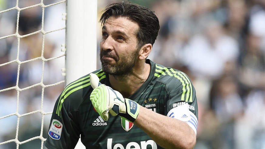 Db Torino 19/05/2018 - campionato di calcio serie A / Juventus-Hellas Verona / foto Daniele Buffa/Image nella foto: Gianluigi Buffon PUBLICATIONxNOTxINxITA