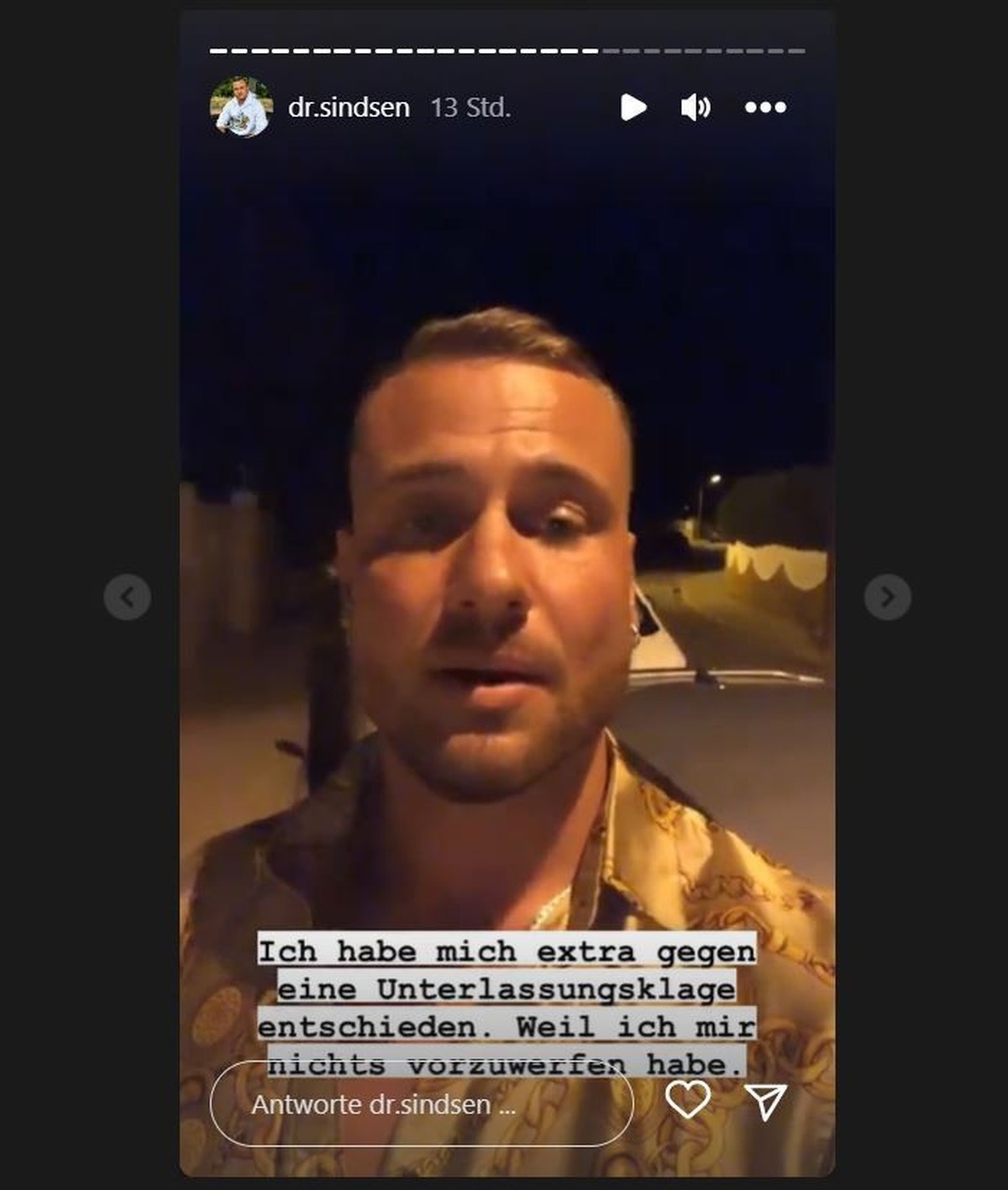 Eric Sidnermann auf Insta