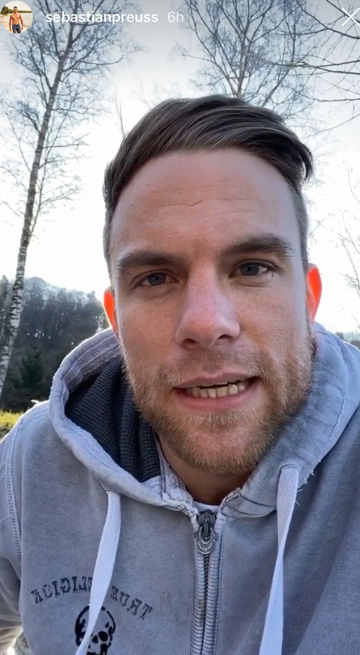 Sebastian Preuss: Der Bachelor rechtfertigte sich in seiner Story.